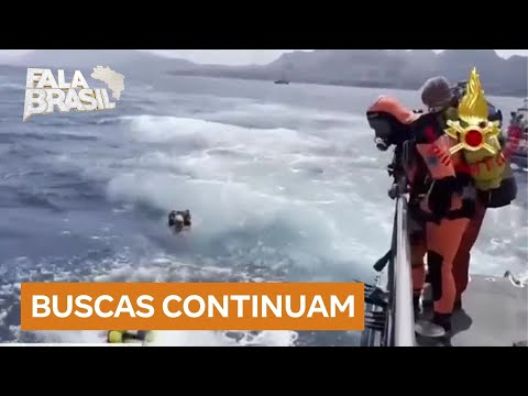 Buscas por desaparecidos em iate que afundou na costa da Itália continuam