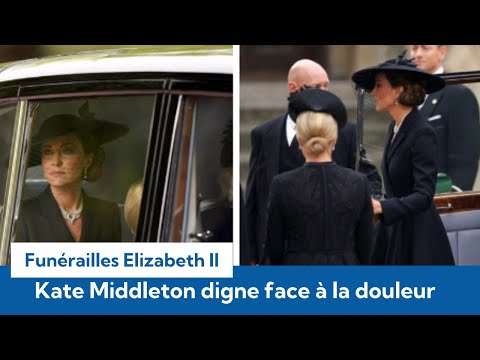 Funéraillles d'Elizabeth II : Kate Middleton toute en dignité face à la douleur