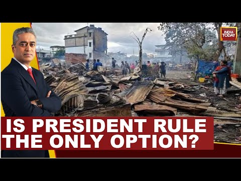 Rajdeep Sardesai LIVE: Manipur On The Boil | Is President Rule The Only Option? | News Today