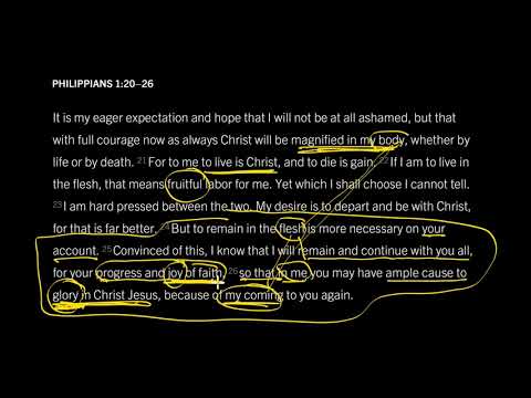 Philippians 1:20—26 // To Live Is Christ