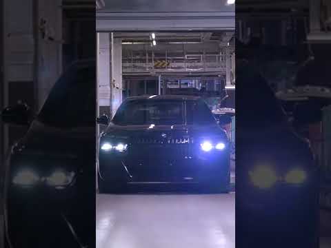 BMW 7 Series self-driving inside factory #shorts