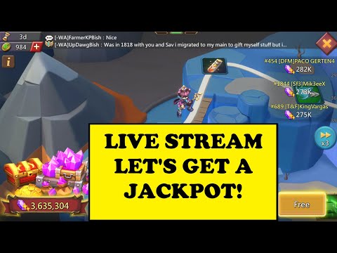 Lords Mobile -  LIVE STREAM - TYCOON JACKPOT ATTEMPT ;)
