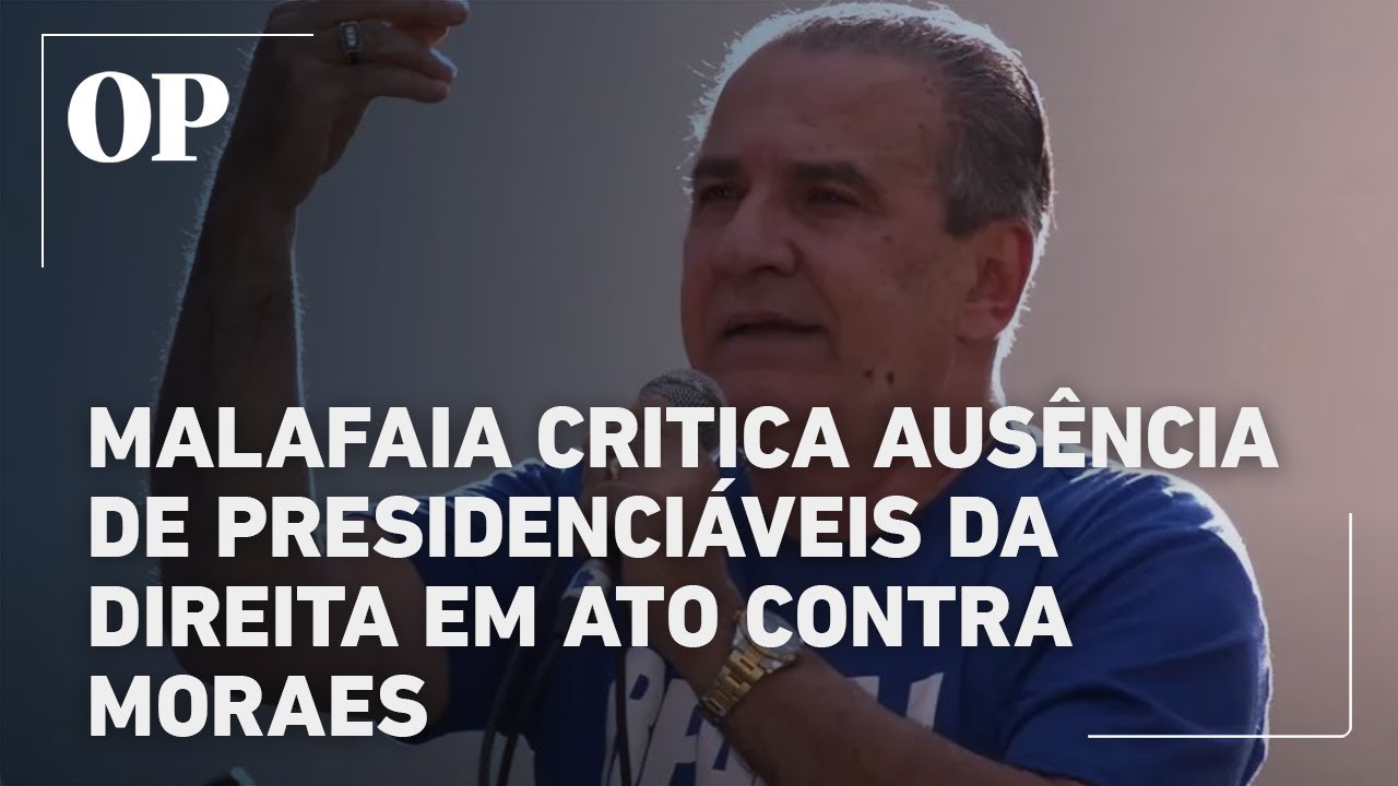 Malafaia critica ausência de presidenciáveis da direita em ato contra Moraes