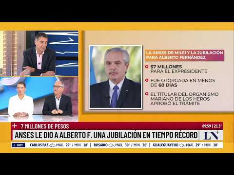 Anses le dio a Alberto Fernández una jubilación en tiempo récord