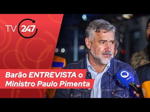 BARÃO ENTREVISTA O MINISTRO PAULO PIMENTA