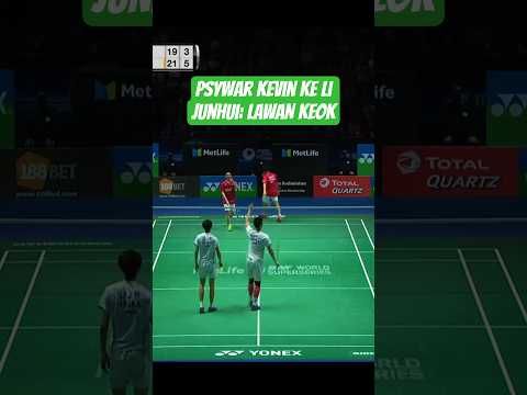 Adu Mental Kevin Sanjaya Vs Li Jun Hui #kevinsanjaya