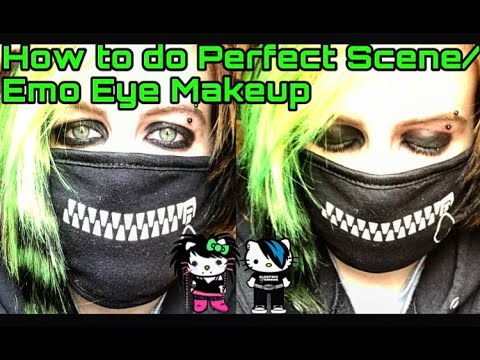 How to do Perfect Scene/Emo Raccoon Eye Makeup