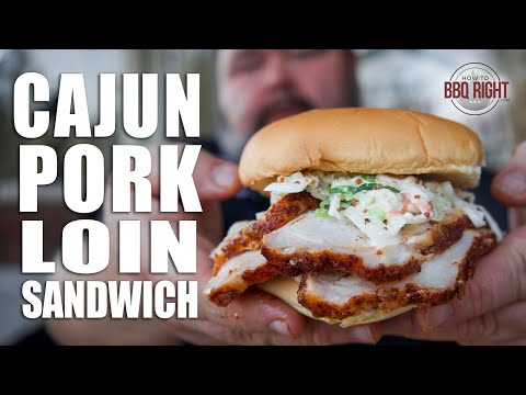 The ULTIMATE Cajun Pork Loin Sandwich
