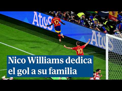 Nico Williams dedica a su familia el gol ante Georgia: Es un sueño hecho realidad
