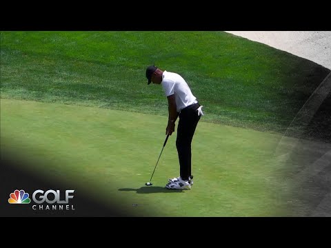 Ray Allen nails eagle at Round 2 of American Century Championship | Golf Channel