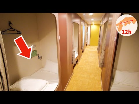 Japan's Overnight Sleeper Ferry 😴🛳 12 Hour Voyage On Cheap Shared Room 🛏 Travel Vlog フェリーきょうと 船旅
