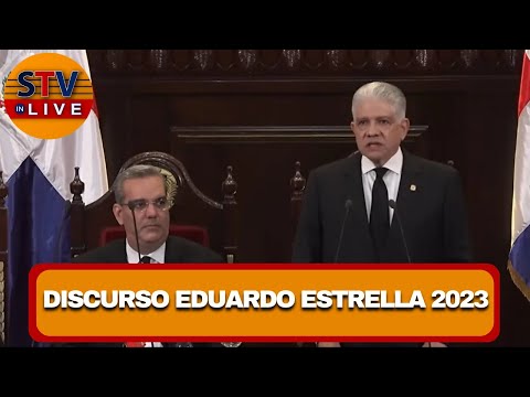 Presidente del Senado, Eduardo Estrella por motivo de la rendición de cuentas del Presidente
