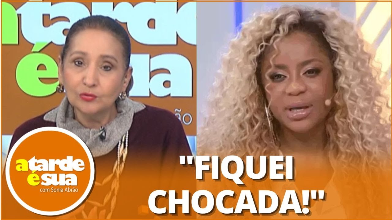 Sonia Abrão se irrita com repercussão de sua briga com Cariúcha Parecia que eu não dei a mínima