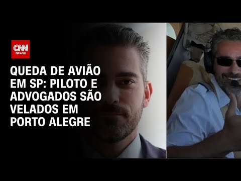 Queda de avião em SP: Piloto e advogados são velados em Porto Alegre | CNN PRIME TIME