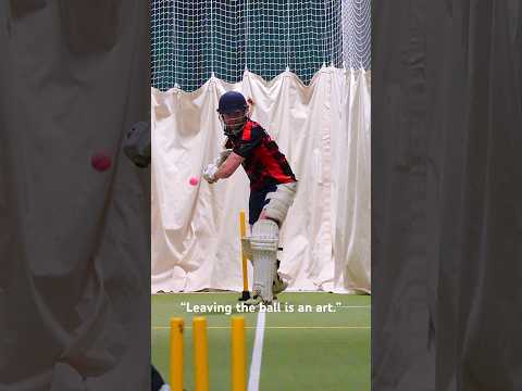 “Leaving the ball is an art.” #cricketlover