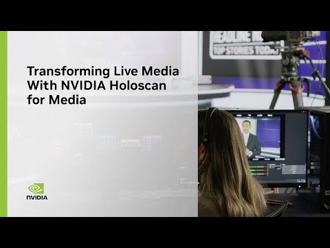 Transforming Live Media with NVIDIA Holoscan for Media