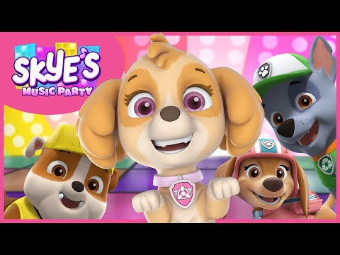 Paw Best Friends Forever! - Skye's Music Party - PAW Patrol Music Cartoons for Kids