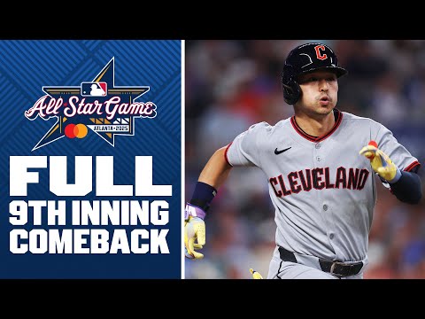 FULL 9th INNING: Steven Kwan ties the 2025 All-Star Game with 2 outs in the 9th inning!