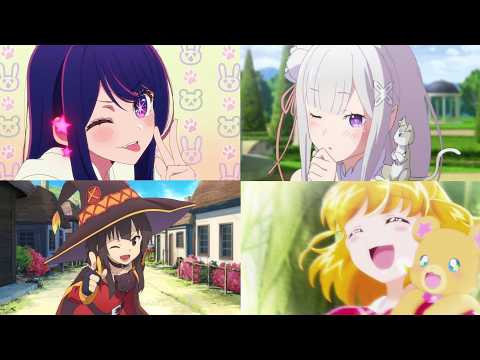 星野アイ、エミリア、朝日奈みらい、めぐみん、高木さんは？ 声優の高橋李依ちゃん【ぷよクエ】