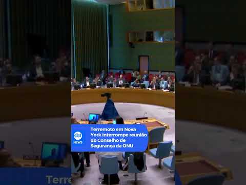 Terremoto em Nova York interrompe reunião do Conselho de Segurança da ONU