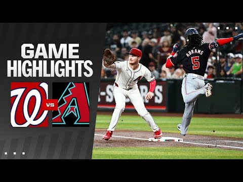 Nationals vs. D-backs Game Highlights (7/31/24) | MLB Highlights