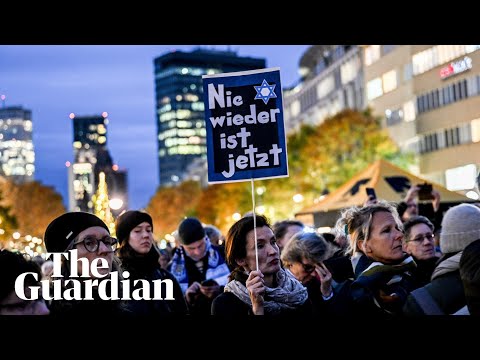 'Never again is now': hundreds march in Berlin as 1938 Nazi pogrom marked
