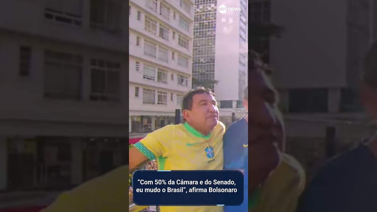 Ato de Bolsonaro reúne apoiadores e pede justiça por condenados a tentativa de Golpe | #SBTBrasil