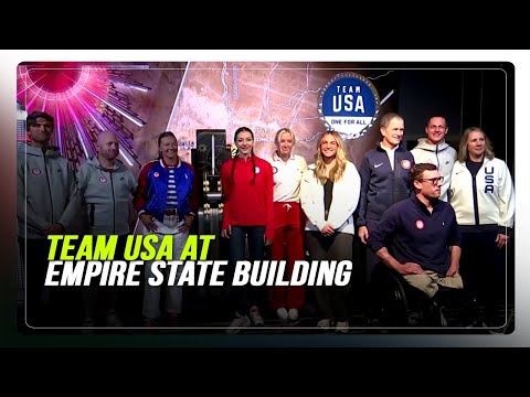Team USA athletes light up Empire State Building
