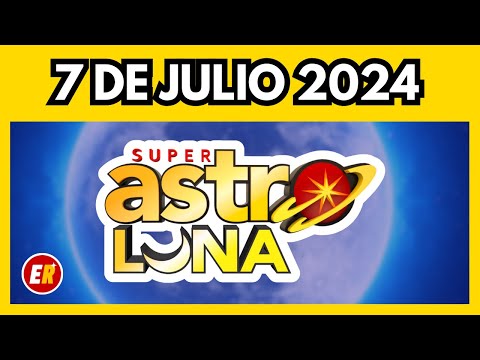 Resultado de ASTRO LUNA hoy domingo 7 de julio del 2024