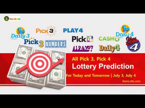 Pick 3 Pick 4 lottery Prediction for Today and Tomorrow July 3, July 4, 2020 | All USA States