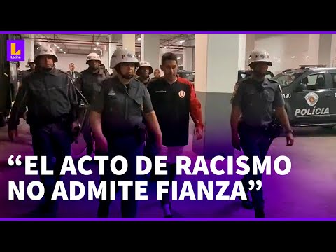 Sebastián Avelino cumple prisión preventiva en Brasil: Los actos de racismo no admiten fianza