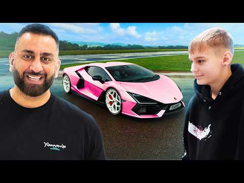 Fulfilling Car Dreams: Yiannimize Grants Lamborghini Ride to Bailey