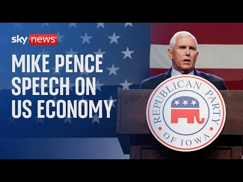 Watch live: Former Vice President Mike Pence delivers speech following Trump's third indictment