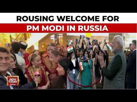 PM Modi In Russia: PM Narendra Modi Receives Rousing Welcome, BRICS Summit 2024 | India Today