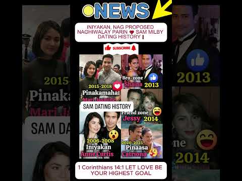 INIYAKAN, NAG PROPOSED NAGHIWALAY PARIN 💔 SAM MILBY DATING HISTORY ❗