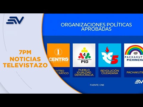 El CNE habilitó 78 organizaciones políticas para las elecciones 2025 | Televistazo | Ecuavisa