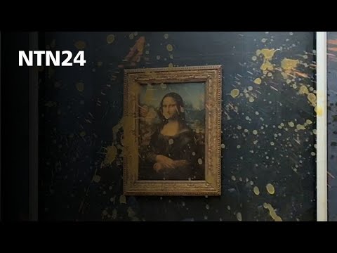 Activistas lanzaron sopa sobre el cuadro de la Mona Lisa en un museo de París