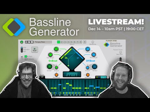 Reason Livestream – Bassline Generator with Mattias and Ludvig