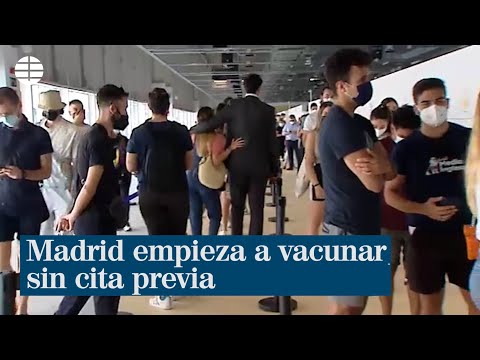Madrid empieza a vacunar sin cita en el Zendal y el WiZink Center