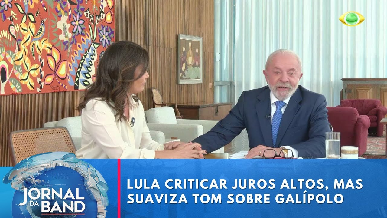 Lula volta a criticar juros altos mas suaviza tom sobre Galípolo | Jornal da Band