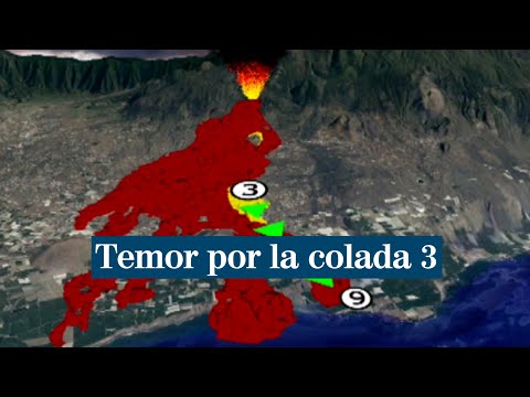 Preocupación por la colada 3 del volcán de La Palma