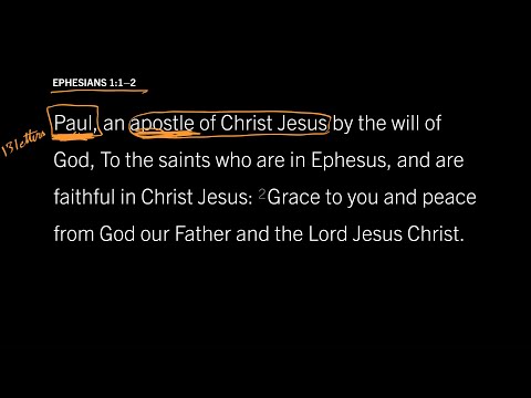 Ephesians 1:1–2 // Part 1 // Who Was This Man Named Paul?