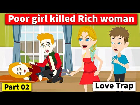 Trapped in Love part 2 | English story | English animation | Animated stories | Parvi English