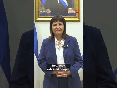 La ministra de seguridad de Argentina, Patricia Bullrich, felicita la labor de Nayib Bukele