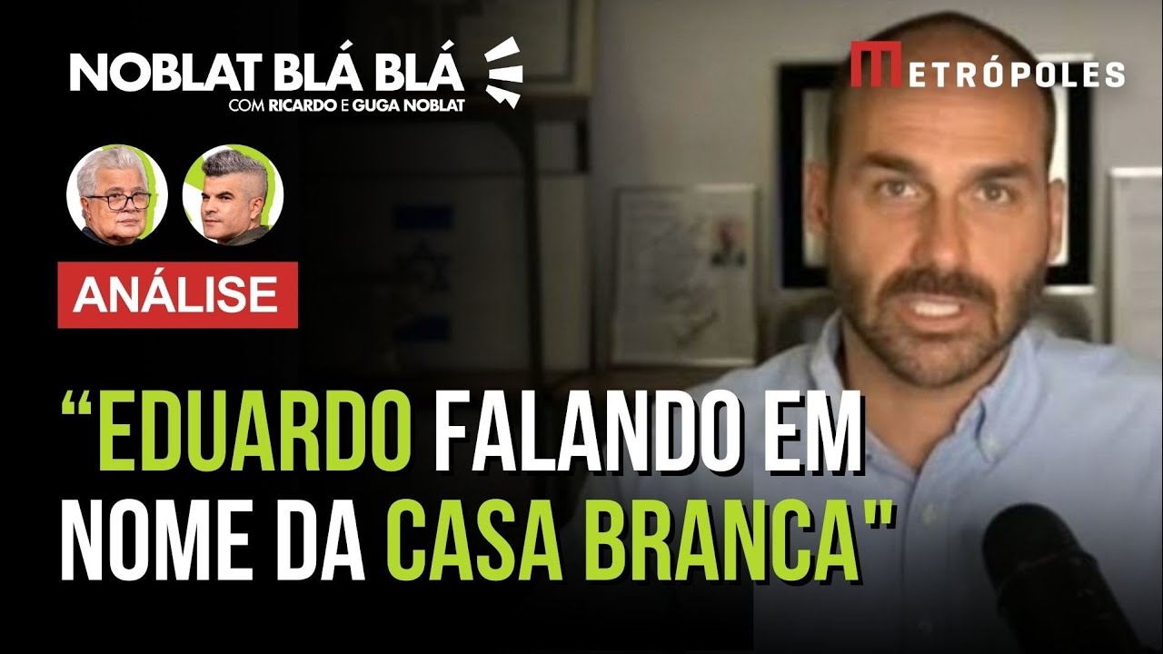 EDUARDO BOLSONARO responde ministro do STF e diz que Flávio Dino e Moraes estão agora expostos