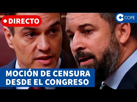 Sigue en directo la moción de censura de Vox contra Sánchez