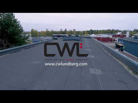 CWL Wiresystem extensible lengths - installation on bitumen membrane