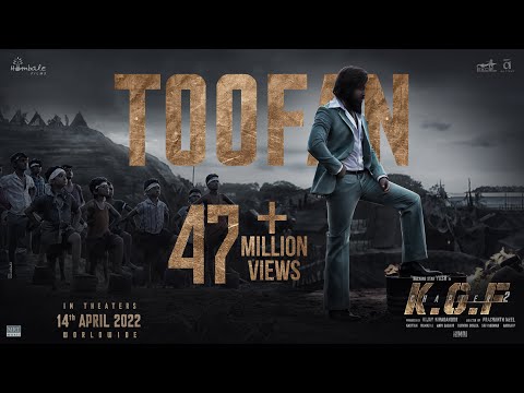 Toofan Lyrical (Hindi) | KGF Chapter 2 | Rocking Star Yash |Prashanth Neel|Ravi Basrur |HombaleFilms