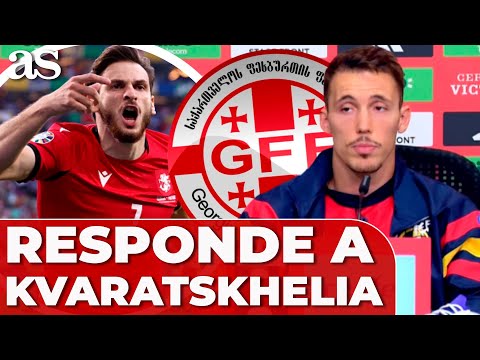 GRIMALDO RESPONDE a KVARATSKHELIA antes del ESPAÑA vs. GEORGIA | EUROCOPA 2024