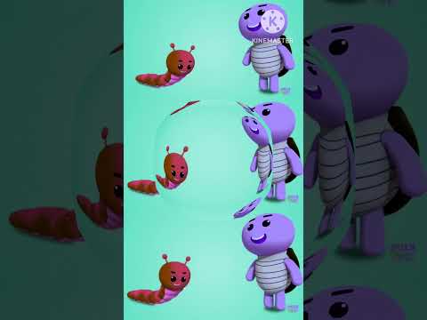 stuff toys getting bigger than the worm😂😂 #shortvideo #animation #kinemaster